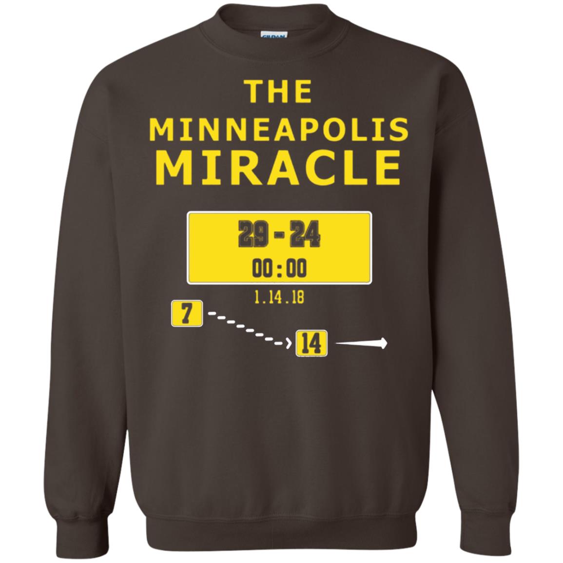 Football Lover T-shirt The Minneapolis Miracle Dark Chocolate