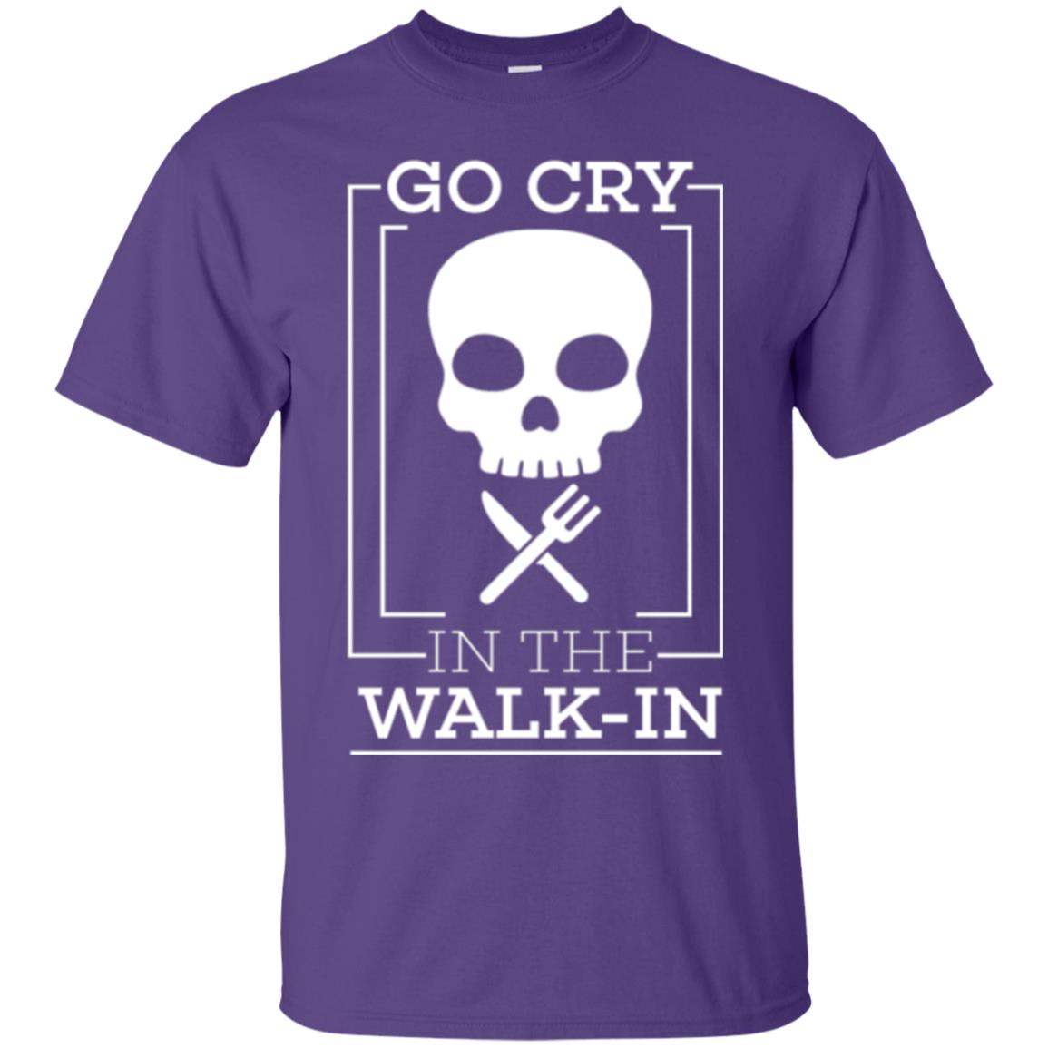 Chef T-shirt Go Cry In The Walk In Purple