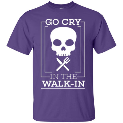 Chef T-shirt Go Cry In The Walk In Purple