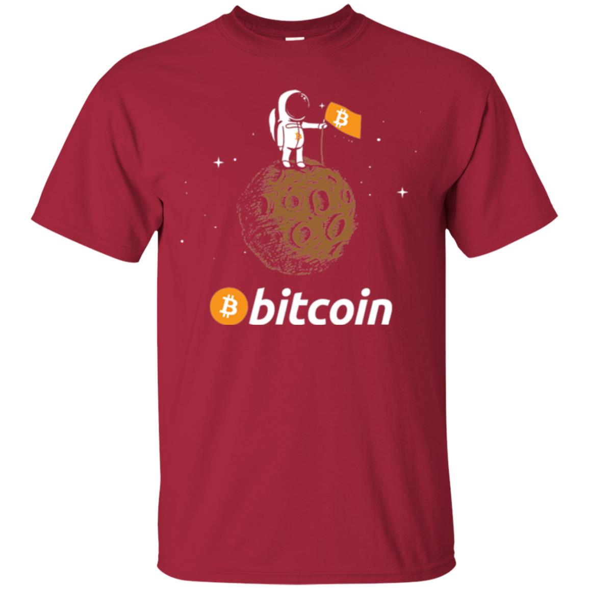 Bitcoin T-shirt Featuring Astronaut Cardinal