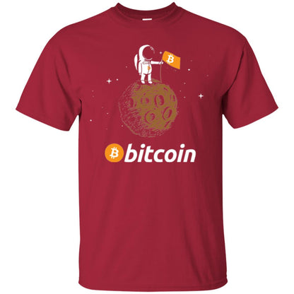 Bitcoin T-shirt Featuring Astronaut Cardinal