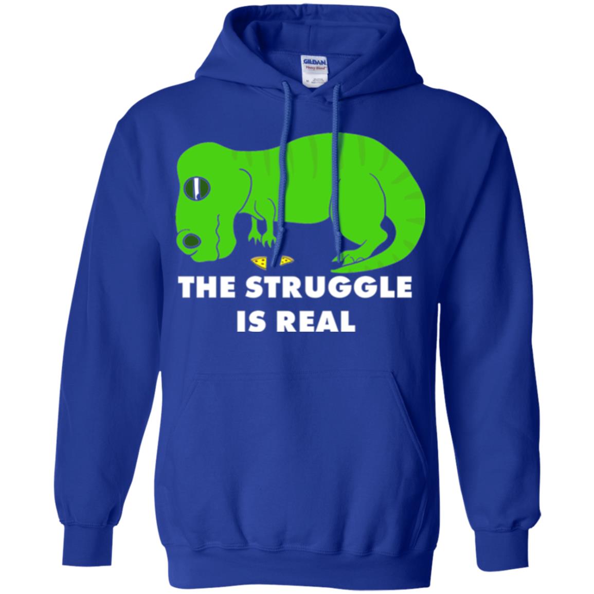 Funny Dinosaus T-shirt The Struggle Is Real Royal