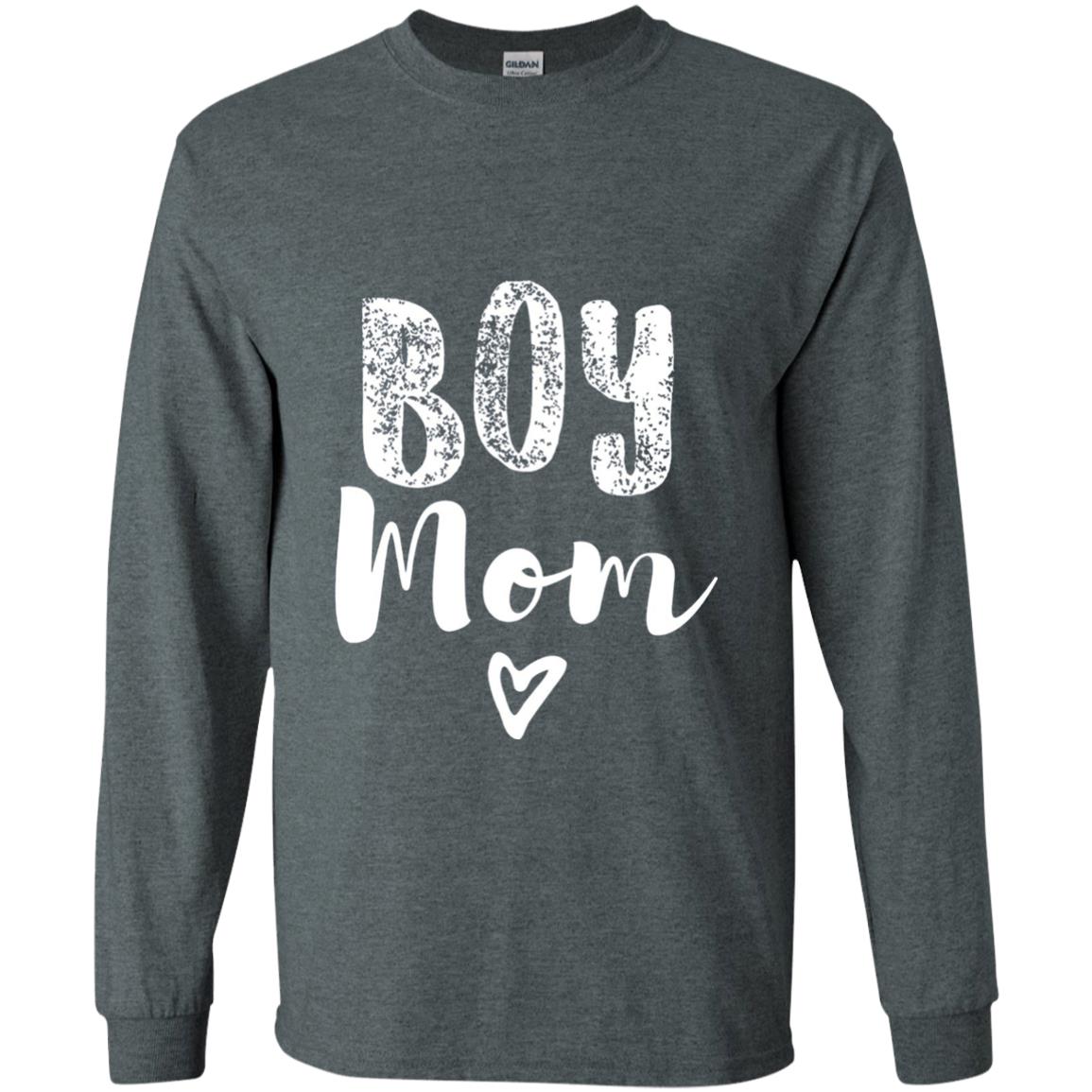 Cute Boy Mom T-shirt Dark Heather