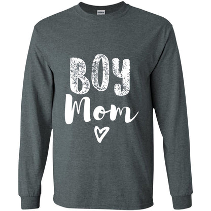 Cute Boy Mom T-shirt Dark Heather