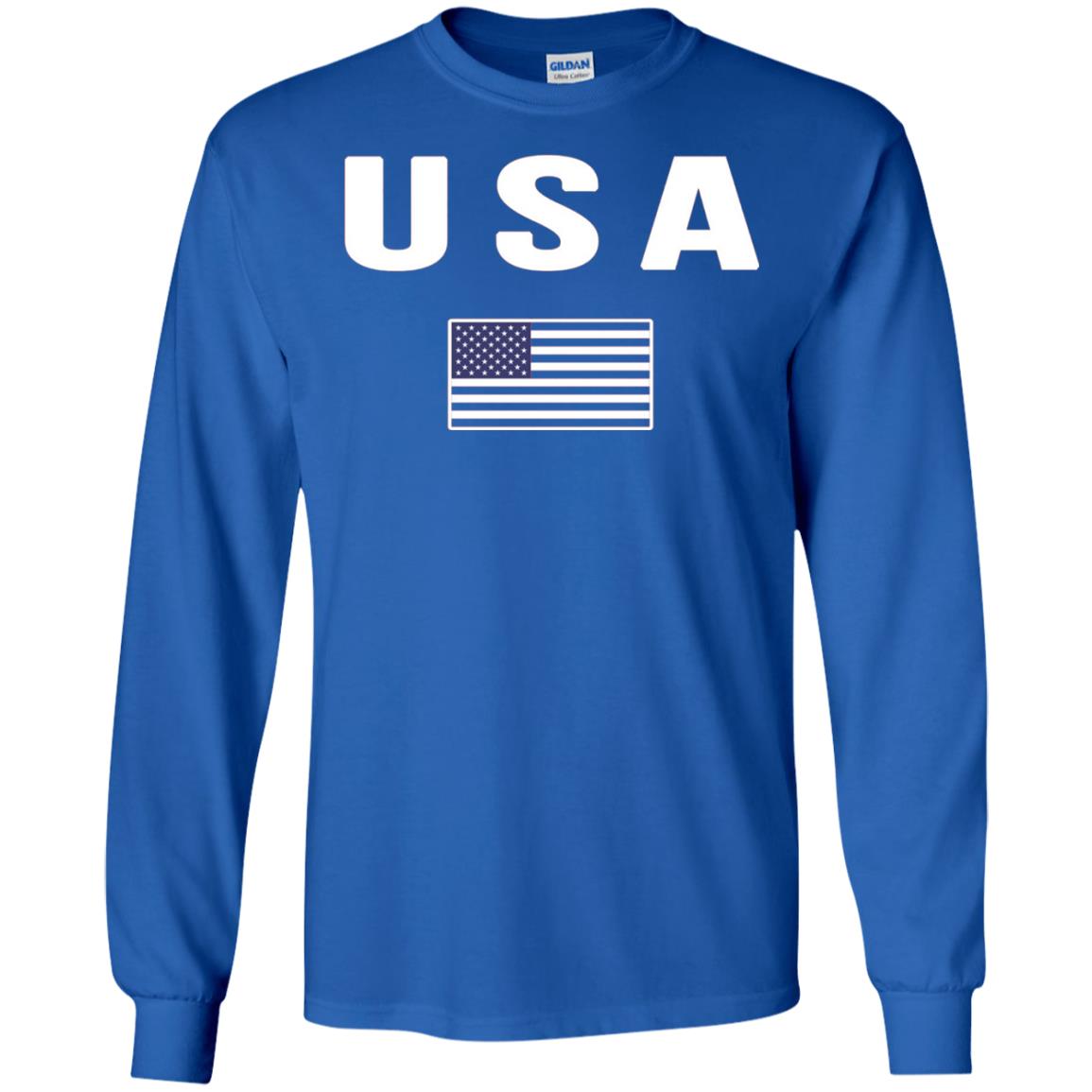 Usa T-shirt America United States Royal