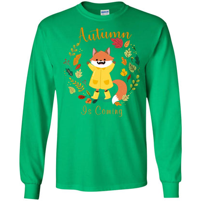 Autumn Is Coming Shirt Irish Green
