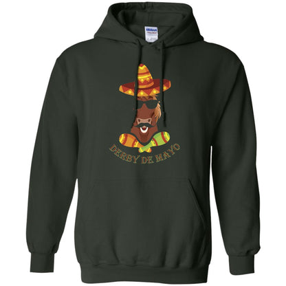 Derby De Mayo Kentucky Horse Race Sombrero Mexican T-shirt Forest Green