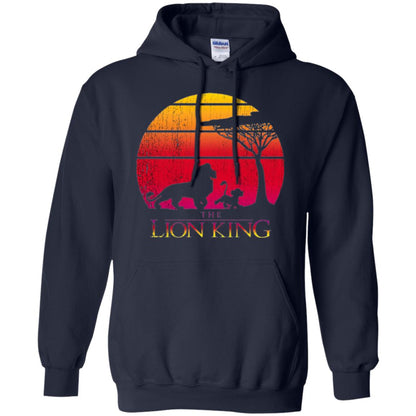 Cartoon T-shirt Lion King Vintage Sunset Navy