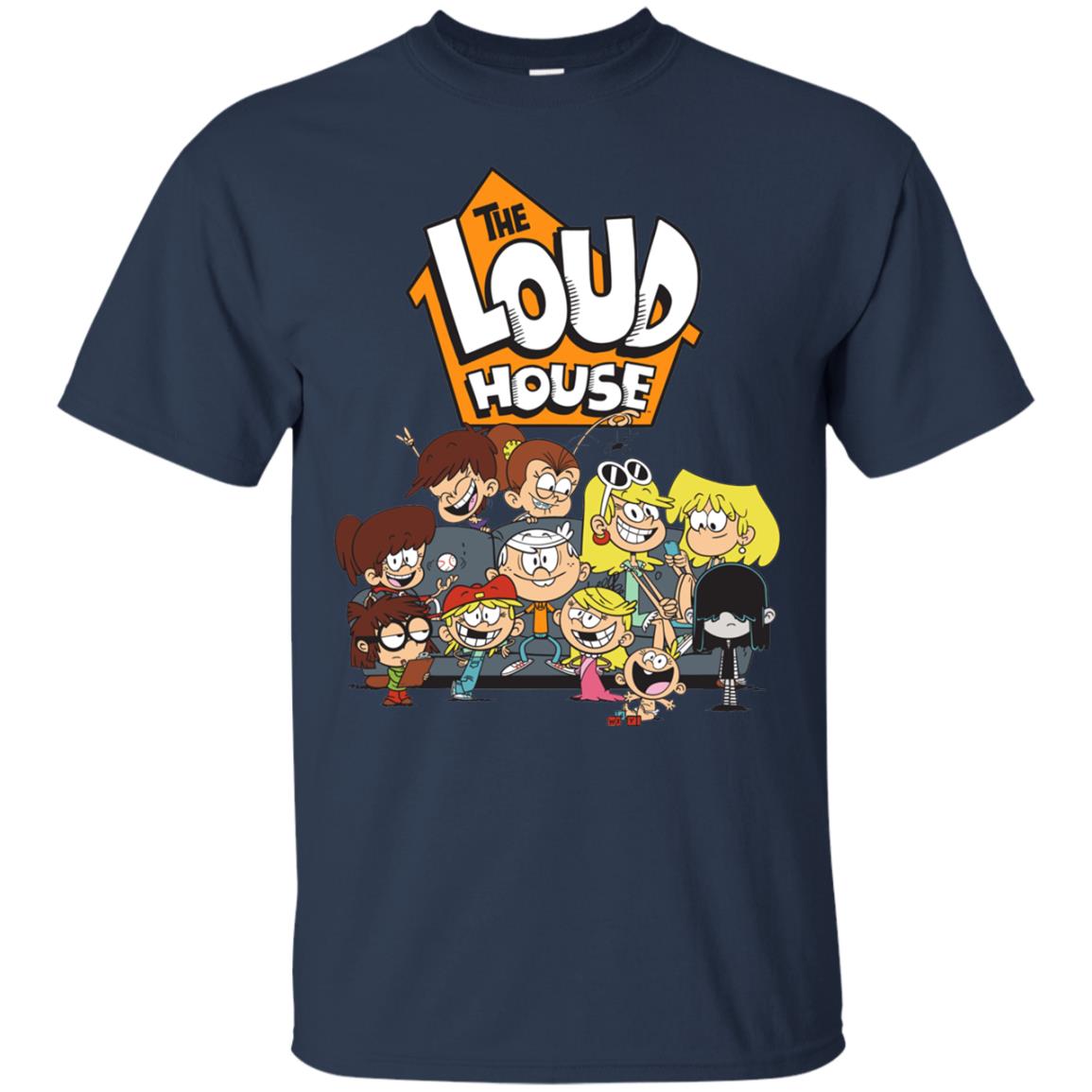 Nickelodeon The Loud House Character T-shirt Navy