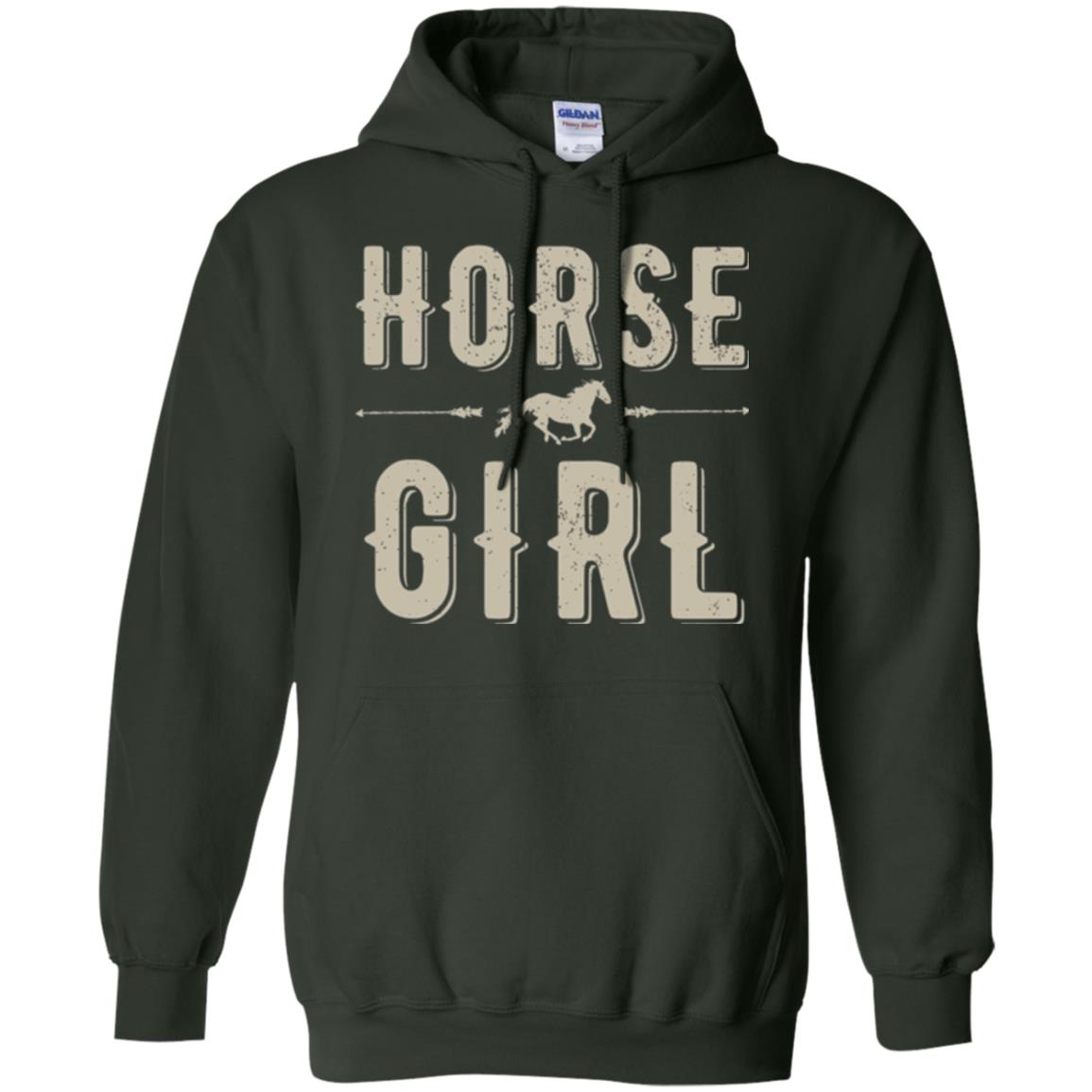Horse Girl T-shirt Forest Green