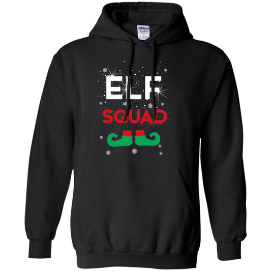 Christmas T-shirt Elf Squad Black