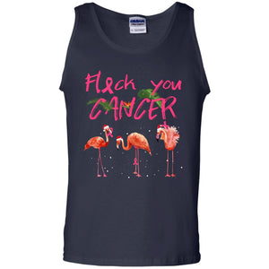 Flock You Cancer Breast Cancer Awareness Gift ShirtG220 Gildan 100% Cotton Tank Top