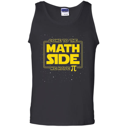 Math Lovers T-shirt Come To The Math Side We Have Pi Black