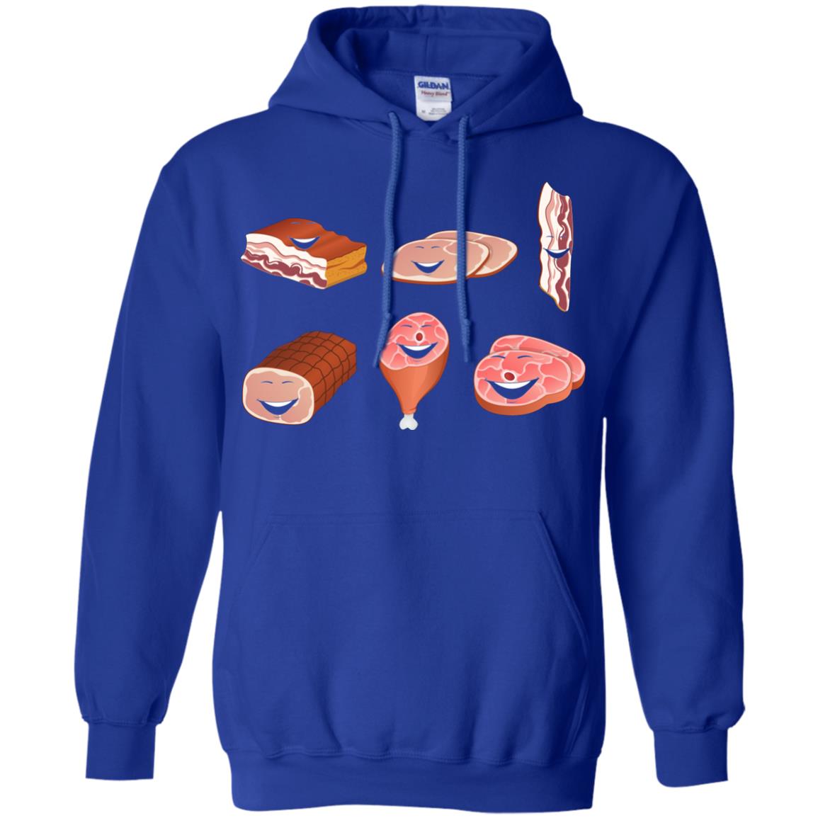 Funny Bbq T-shirt Meat Family Royal
