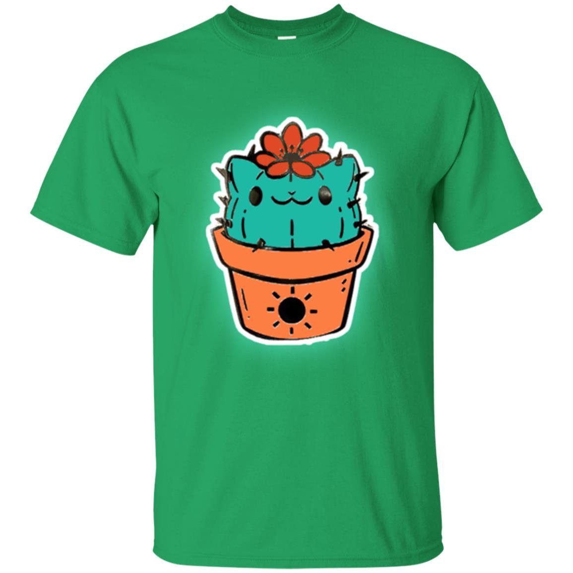 Cat Lover T-shirt Cactus Dog Catcus Irish Green