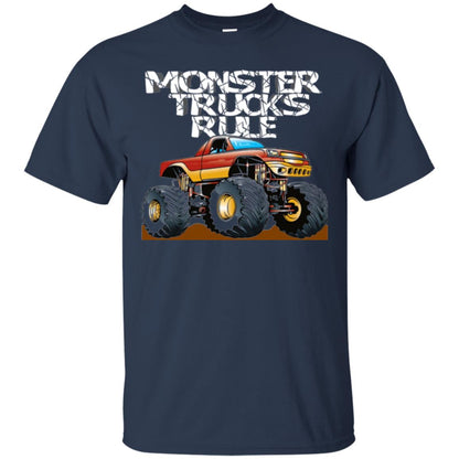 Monster Trucks Rule T-shirt Navy