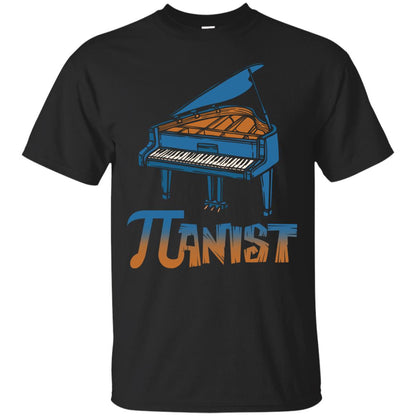 Pianist T-shirt Pi Day With Piano Black