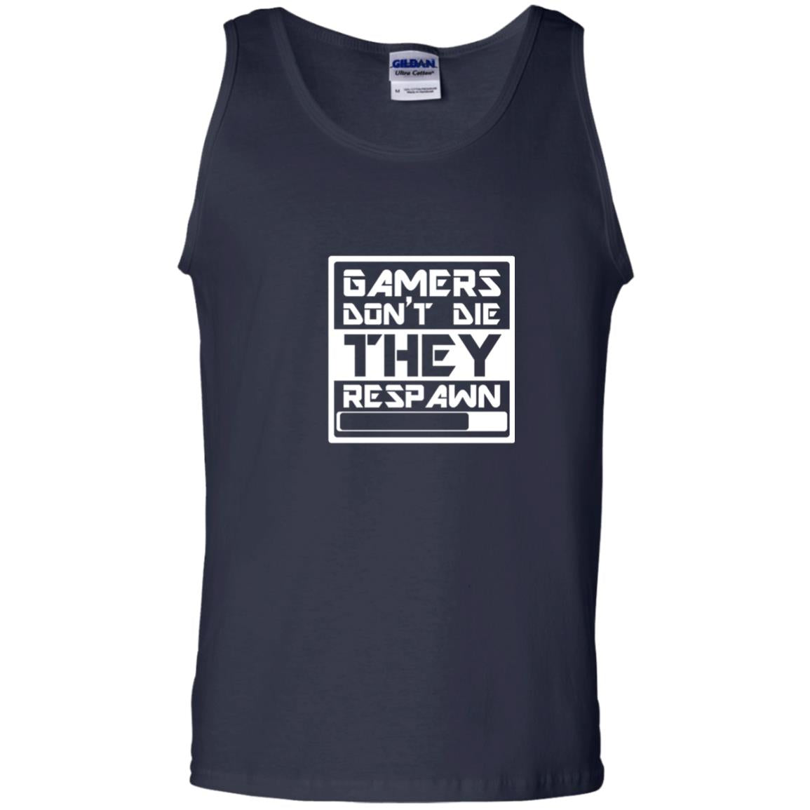 Video Gamer Shirt Don_t Die They Respawn Navy