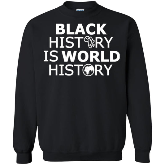 Black History Is World History T-shirt Black