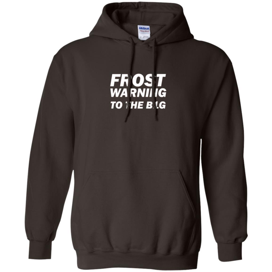Frost Warning Nebraska T-shirt Dark Chocolate
