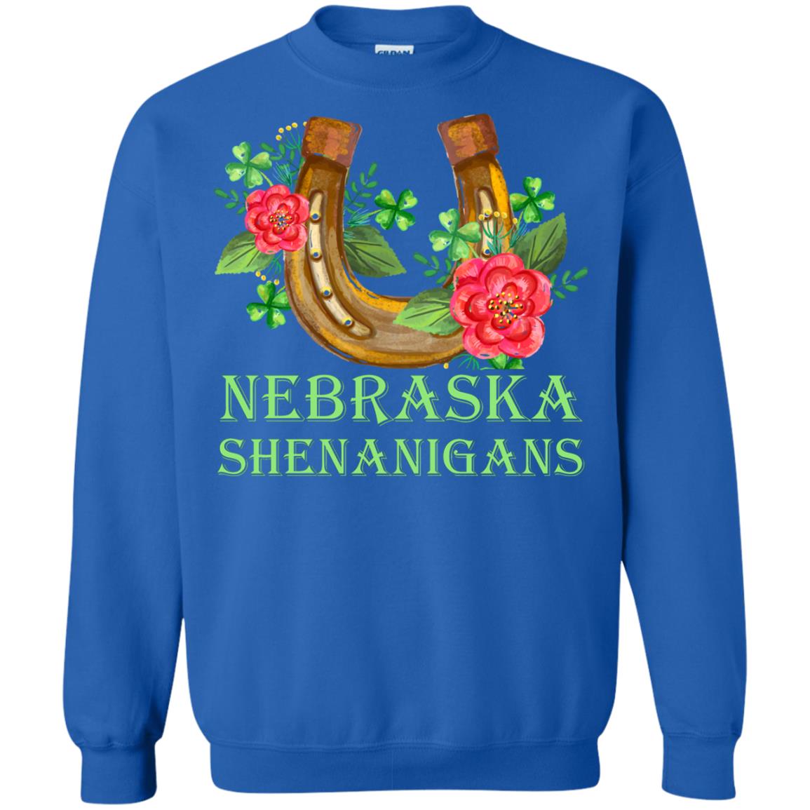Horse Lover T-shirt Nebraska Shenanigans Royal