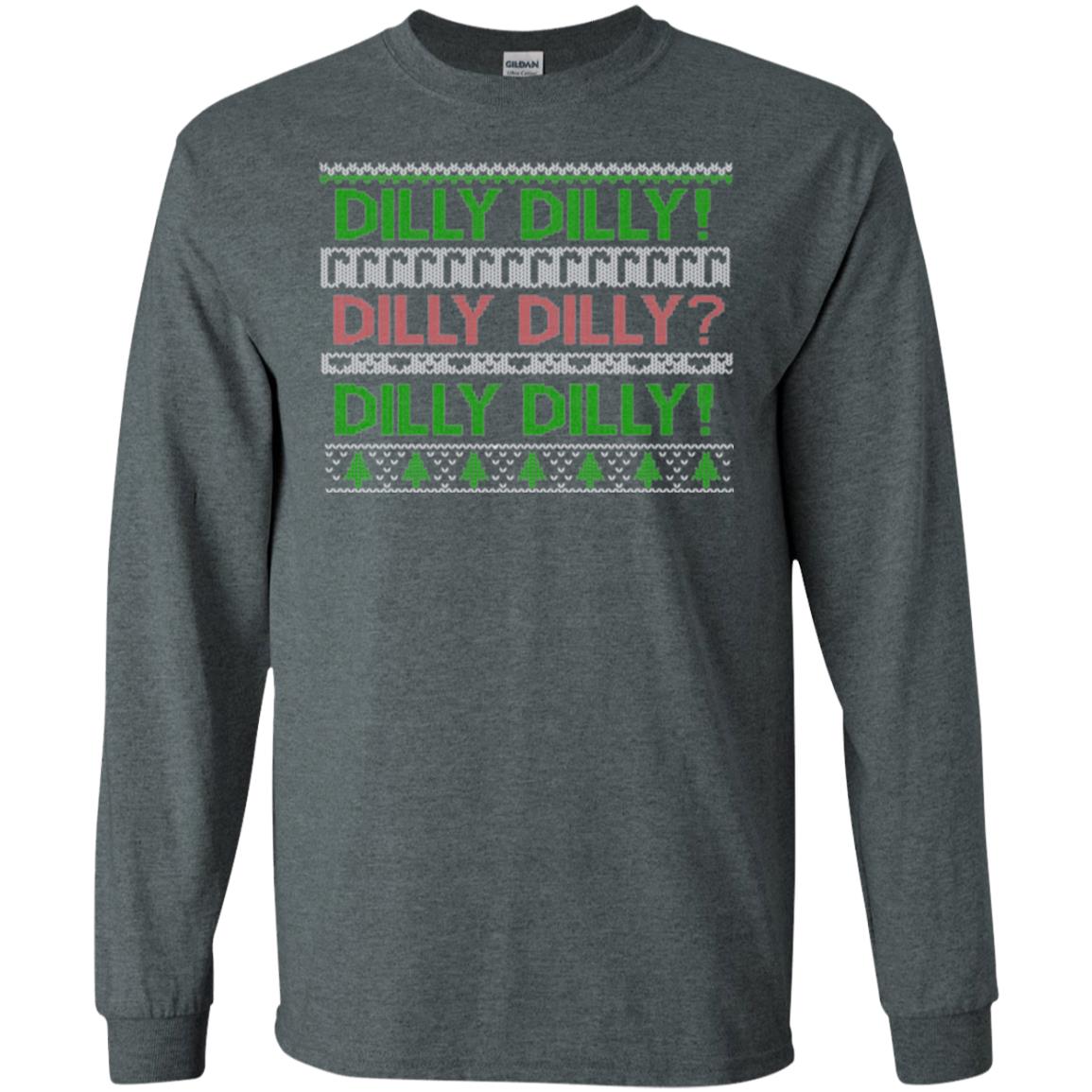 Christmas T-shirt Dilly Dilly Dark Heather