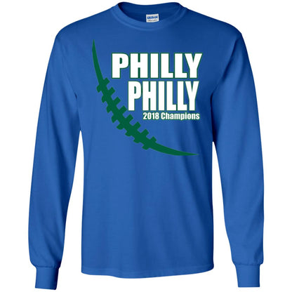 Football Lover T-shirt Philly Philly 2018 Championship Royal