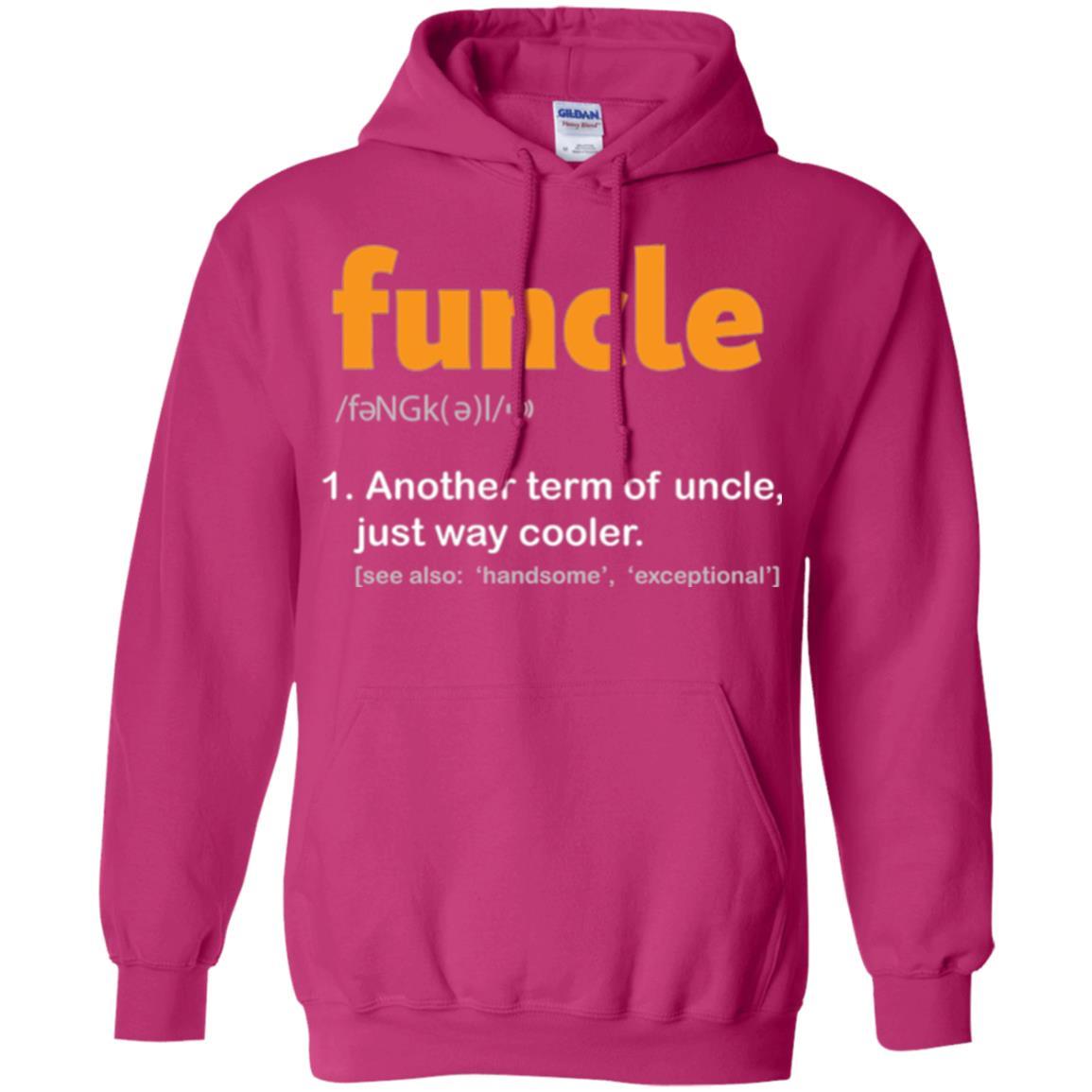 Funcle Definition T-shirt Funny Uncle Jokes Heliconia