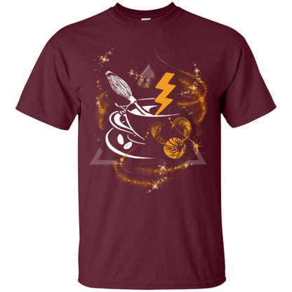 Harry Potter Coffee Movie Fan T-shirt Maroon