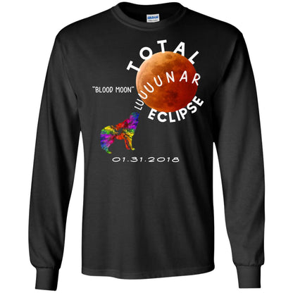 Best Total Lunar Eclipse Shirt 2018 Blood Moon T-shirt Black
