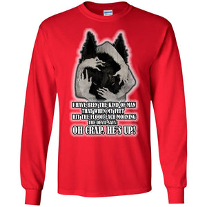 The Devil Say Oh Crap He Is Up Wolf Shirt