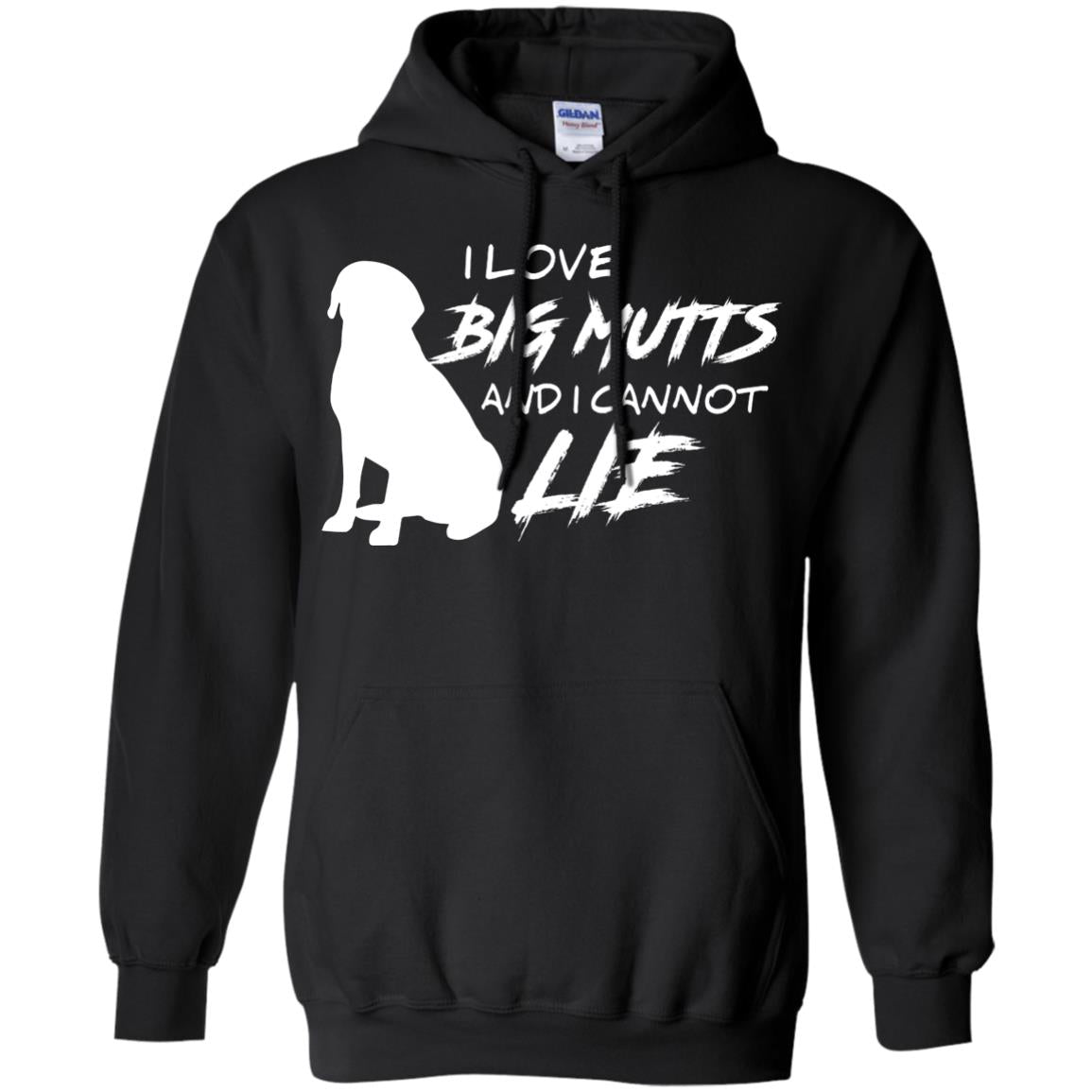 Dog Lover T-shirt I Love Big Mutts And I Cannot Lie Black