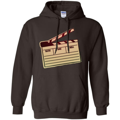 Movie Clapper Filmmaker Film Student Shirt Dark Chocolate