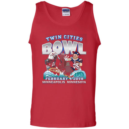 Football Lover T-shirt Twin Cities Bowl Red