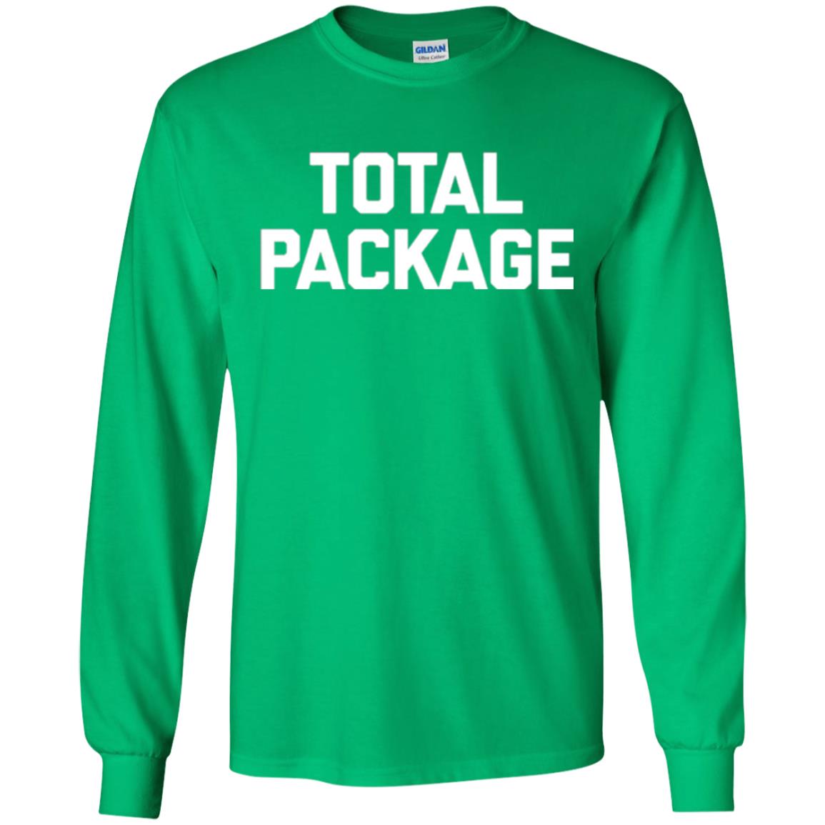 Novelty Humor T-shirt Total Package Irish Green