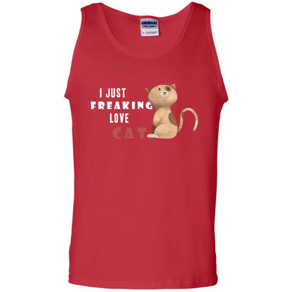 I Just Freaking Love Cat Shirt Red