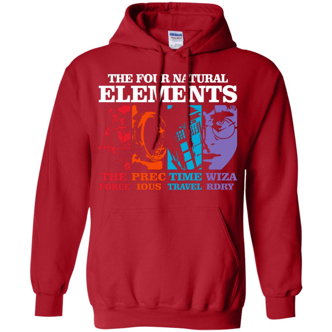 The Four Natural Elements The Force Precious Time Travel Wizardry Red
