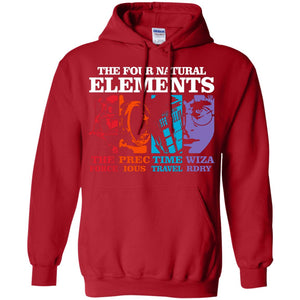 The Four Natural Elements The Force Precious Time Travel WizardryG185 Gildan Pullover Hoodie 8 oz.