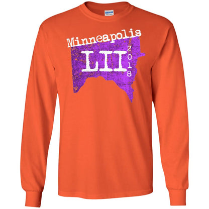 Football Lover T-shirt Minneapolis Minnesota 2018 T-shirt Orange