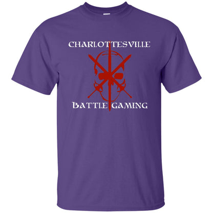 Charlottesville Battle Gaming Gamer T-shirt Purple
