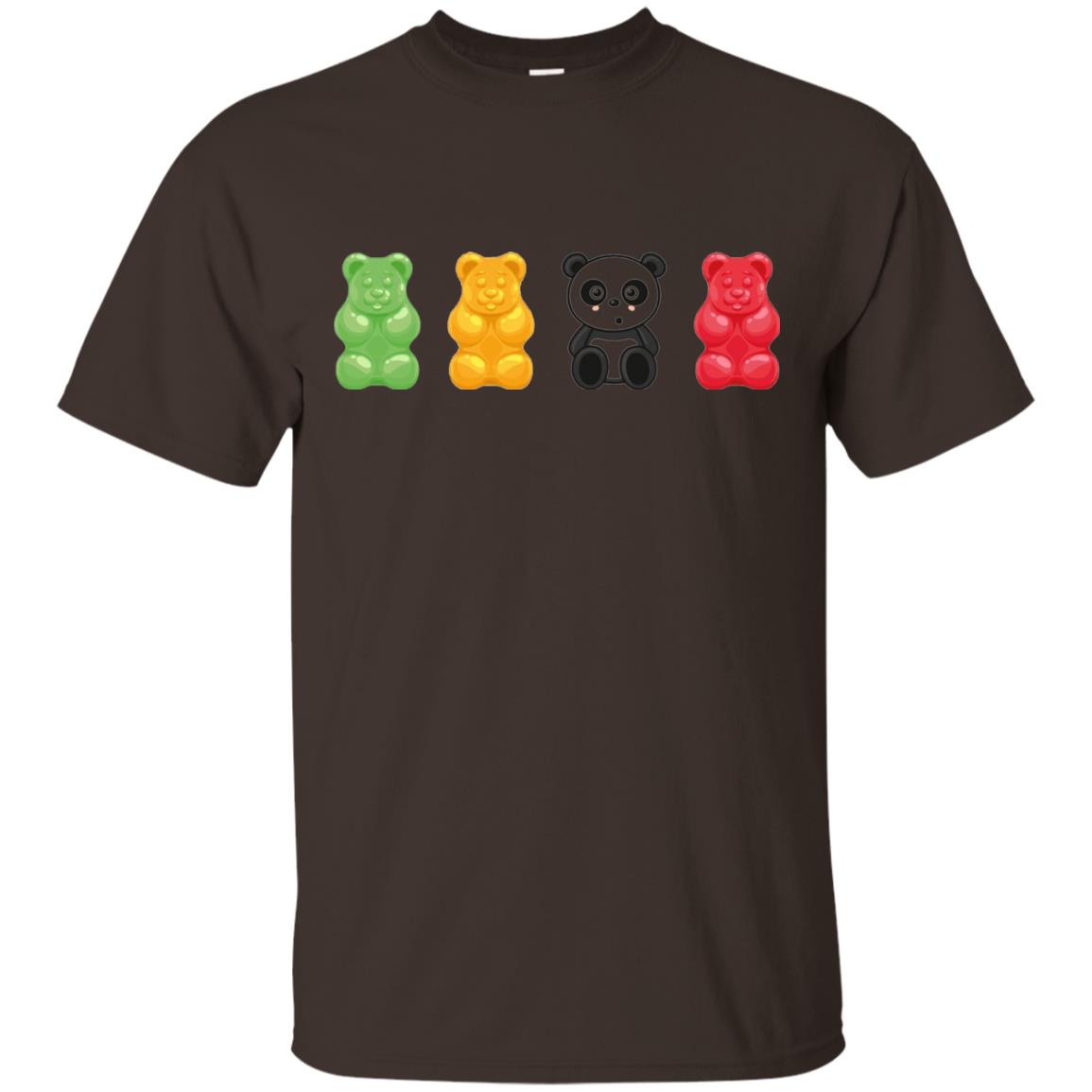Bear Lover T-shirt Cute Panda Candy Bear Dark Chocolate