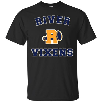 Vixens High School R Logo T-shirt Black