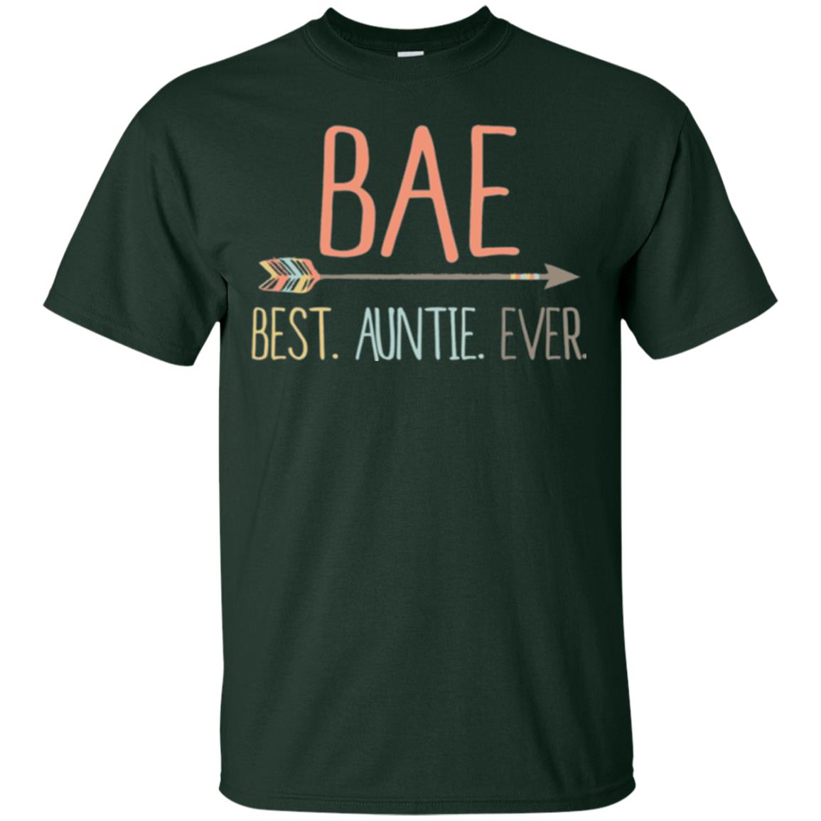 Bae T-shirt Best Auntie Ever Forest Green