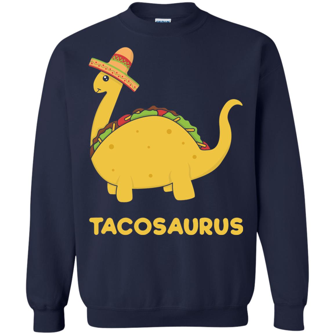 Cinco De Mayo Tacosaurus Taco Dinosaur Lover Shirt Navy