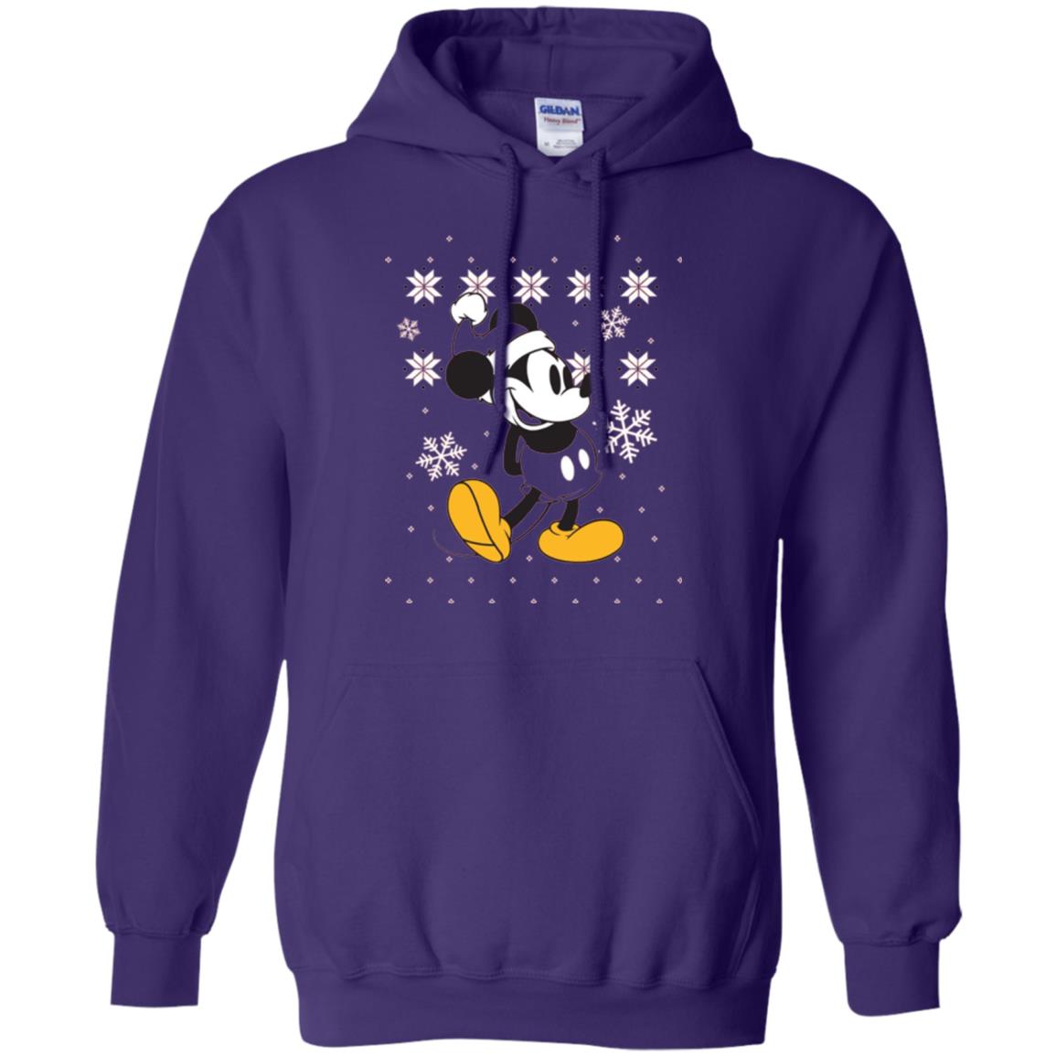 Christmas T-shirt Disney Mickey Mouse Purple