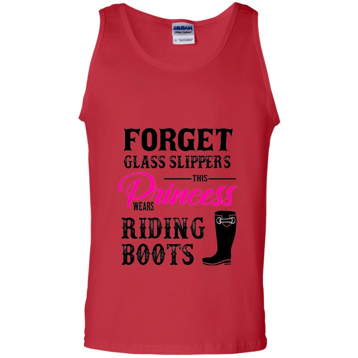Forget Glass Slippers Princess Wears Riding Boots Red