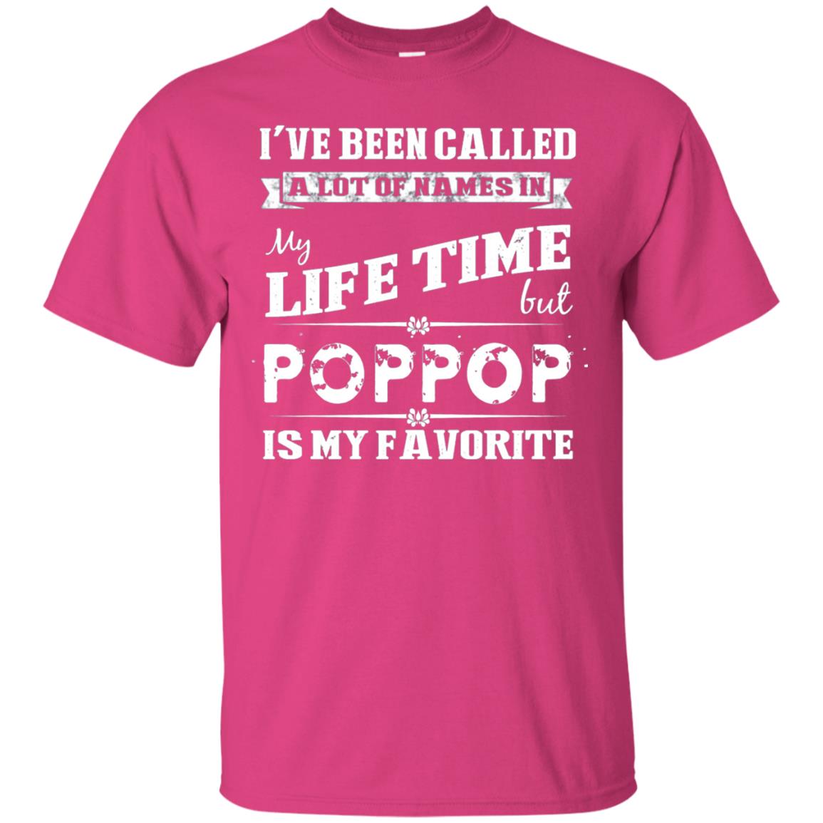 I've Been Called Lot Of Name In My Life Time But Poppop Is My Favorite Shirt Heliconia