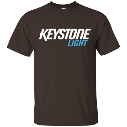 Keystone Light Beer T-shirt Dark Chocolate