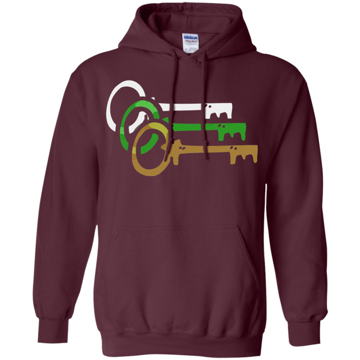 Player One Ready Keys Gamer T-shirt Maroon