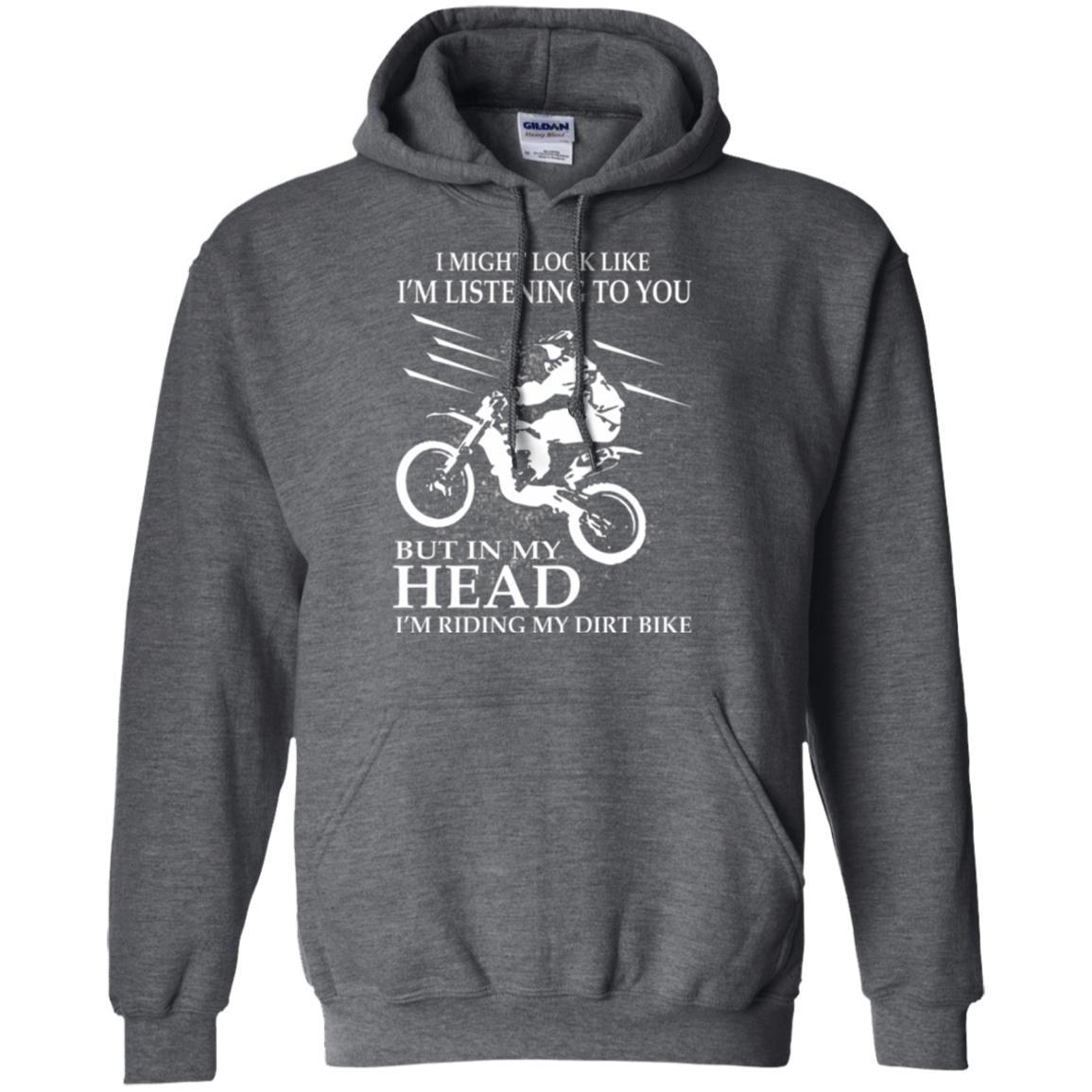 Motocross T-shirt I'm Riding My Dirt Bike Dark Heather